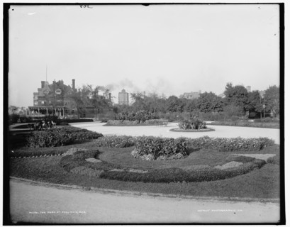 The Park at Pullman, Ill's., between 1890 and 1901. Creator: Unknown.