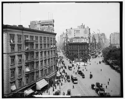Madison Square from the Flat-Iron i.e. Flatiron Building, New York, c1905. Creator: Unknown.