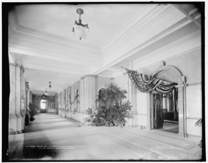 Randolph Street corridor, second floor, Wayne County Building, Detroit, c1902. Creator: Unknown.
