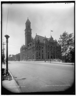 Detroit post office, c1900. Creator: Unknown.
