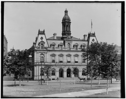 Post office, Scranton, Pa., between 1890 and 1901. Creator: Unknown.