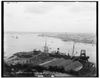 Harbor from Cabanas, Havana, Cuba, c1900. Creator: Unknown.