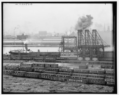Water front, Toledo, Ohio, between 1900 and 1910. Creator: Unknown.