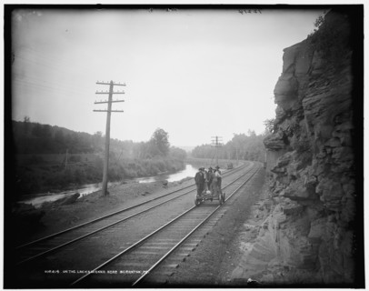 On the Lackawanna near Scranton, Pa., between 1890 and 1901. Creator: Unknown.