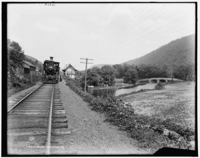 Below Hunlocks i.e. Hunlock, Pa., between 1890 and 1901. Creator: Unknown.