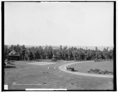 Hotel Champlain and surroundings, Hotel Champlain, N.Y., c1906. Creator: Unknown.