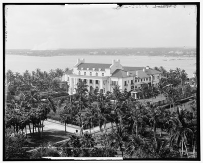 Lake Worth and W. Palm Beach from the Royal Poinciana, between 1900 and 1915. Creator: Unknown.