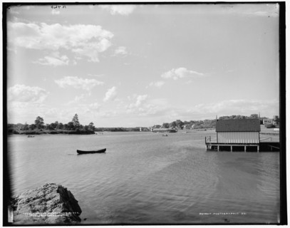 On the Kennebunk River, Kennebunkport, Maine, between 1890 and 1901. Creator: Unknown.