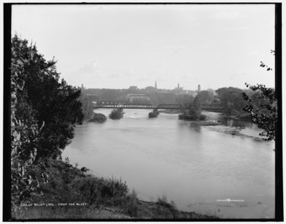 Beloit, Wis. from the bluff, between 1880 and 1899. Creator: Unknown.