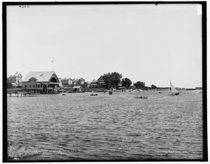 Club house, Kennebunk River, Kennebunkport, Maine, between 1890 and 1901. Creator: Unknown.