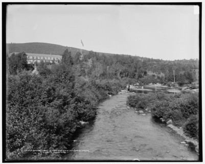 Ammonoosuc River and Twin Mountain House, White Mountains, c1901. Creator: Unknown.