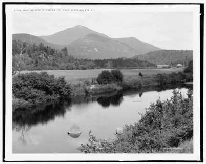 Whiteface Mountain from the Ausable, Lake Placid, Adirondack Mts., N.Y., c1909. Creator: Unknown.