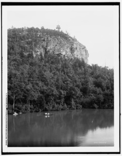Sky top and Washington's Profile, Lake Mohonk, N.Y., (1902?). Creator: Unknown.