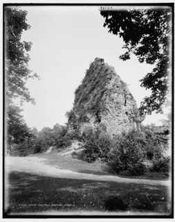 Sugar Loaf Rock, Mackinac Island, between 1880 and 1899. Creator: Unknown.