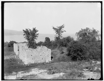 Ruins of Fort Crown Point, a British fort on Lake Champlain, Crown Point, New York, c1902. Creator: Unknown.
