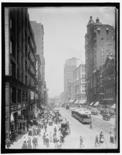 State north from Madison St., Chicago, 1900 Sept 1. Creator: Unknown.