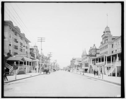 Virginia Avenue, Atlantic City, N.J., c1904. Creator: Unknown.