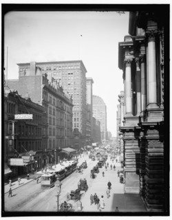 Randolph St., east from LaSalle St., Chicago, 1900 Sept 1. Creator: Unknown.