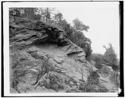 Prophet's Rock Ridge near Tippecanoe battleground, Ind., c1902. Creator: Unknown.