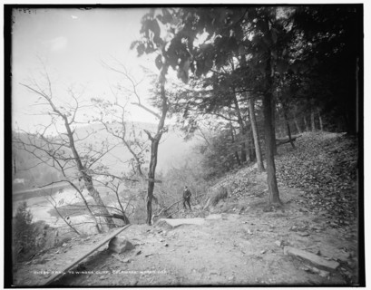 Trail to Winona Cliff, Delaware Water Gap, between 1890 and 1901. Creator: Unknown.