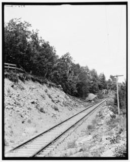 Kaaterskill Falls from Ulster and Delaware Railway, Catskill Mountains, N.Y., c1902. Creator: Unknown.