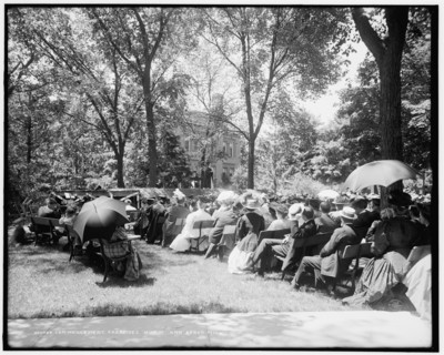 Commencement exercises, U. of M., Ann Arbor, Mich., c1908. Creator: Unknown.