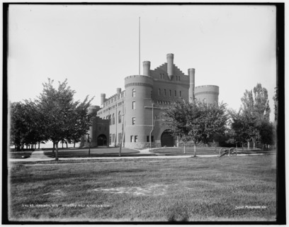 Armory and gymnasium, Madison, Wis., between 1880 and 1899. Creator: Unknown.