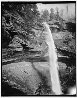 The Upper fall, Kaaterskill Falls, Catskill Mountains, N.Y., (1902?). Creator: Unknown.
