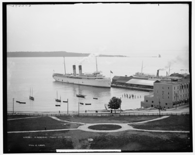 Mackinac from the fort, c1905. Creator: Unknown.