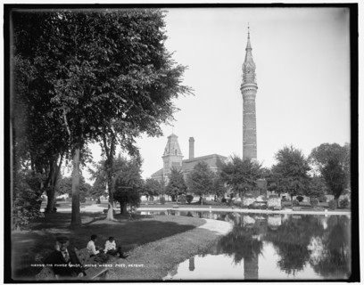 The Power house, Water Works Park, Detroit, between 1890 and 1901. Creator: Unknown.