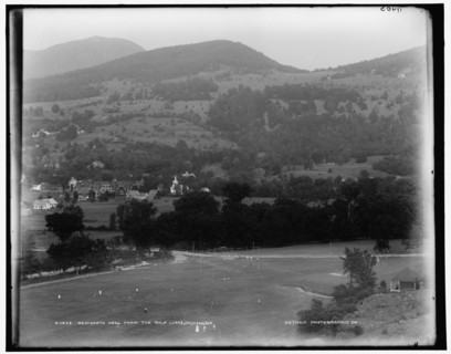 Wentworth Hall from the golf links, Jackson, N.H., between 1890 and 1901. Creator: Unknown.
