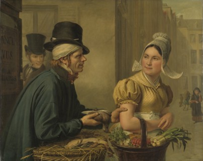 The Poultryman, 1827. Creator: Ignace Brice.