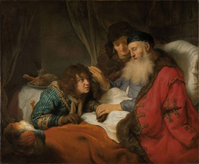 Isaac Blessing Jacob, c.1638. Creator: Govaert Flinck.