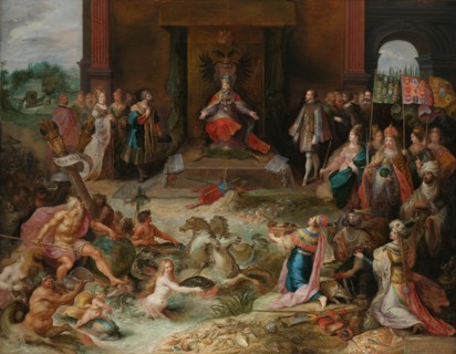 Allegory on the Abdication of Emperor Charles v in Brussels, c.1635-c.1640. Creator: Frans Francken II.