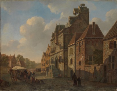View in Dordrecht, 1819-1821. Creator: Johannes Pietersz. Schoenmakers.