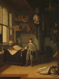 Young Man in a Study, 1640-1650. Creator: Adriaen van Gaesbeeck.