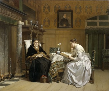 Sunday Morning, 1865-1868. Creator: Hendrick Jacobus Scholten.