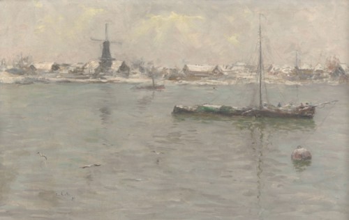 Dordrecht in the Winter, 1892. Creator: Siebe Johannes ten Cate.