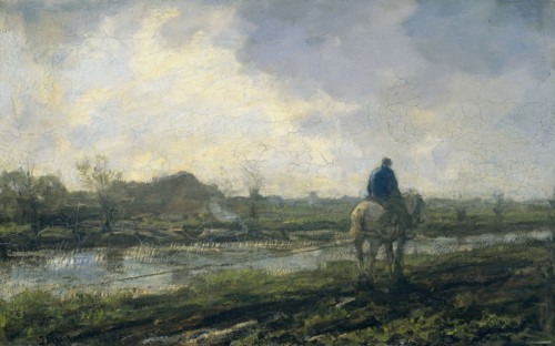 Towpath, 1894.  Creator: Jacob Henricus Maris.