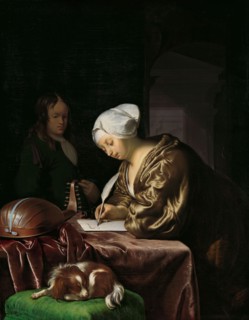 The Letter Writer, 1680. Creator: Frans van Mieris I.