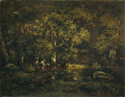 The Forest of Fontainebleau, 1871. Creator: Narcisse Virgile Diaz de la Pena.