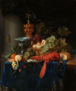 Still Life with Golden Goblet, 1640-1660. Creator: Pieter de Ring.