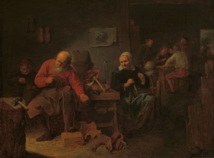 Interior of a Cobbler's Shop, c.1650. Creator: David Ryckaert III.