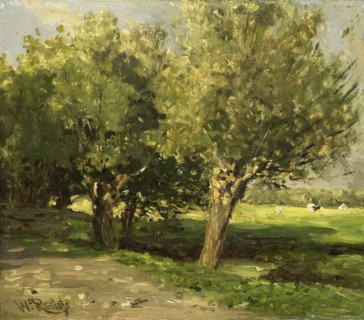 Willow trees, 1875-1885. Creator: Willem Roelofs.