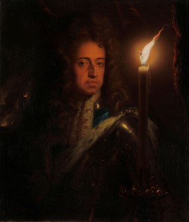 Portrait of William III (1650-1702), Prince of Orange, Stadholder and...King of Eng...c.1692-c.1697. Creator: Godfried Schalcken.
