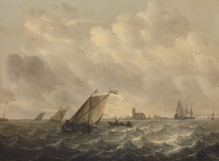 River View, c.1643-c.1650. Creator: Abraham van Beyeren.