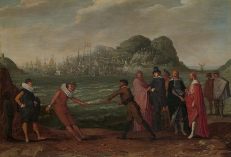 Battle for the Gold Staff (Dominion of the World), c.1615-c.1630. Creator: Adam Willaerts.