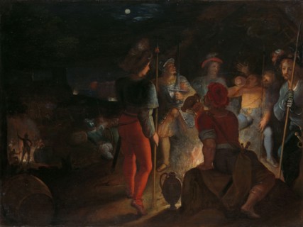 The Batavians Besiege the Roman Army Regiments at Vetera, 1600-1613. Creator: Otto Van Veen.