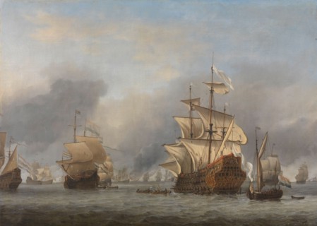 The Capture of the Royal Prince, c.1670. Creator: Willem van de Velde the Younger.