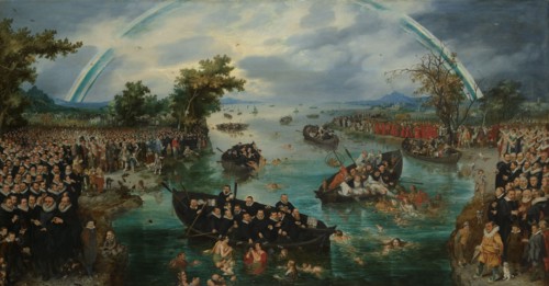 Fishing for Souls, 1614. Creator: Adriaen van de Venne.